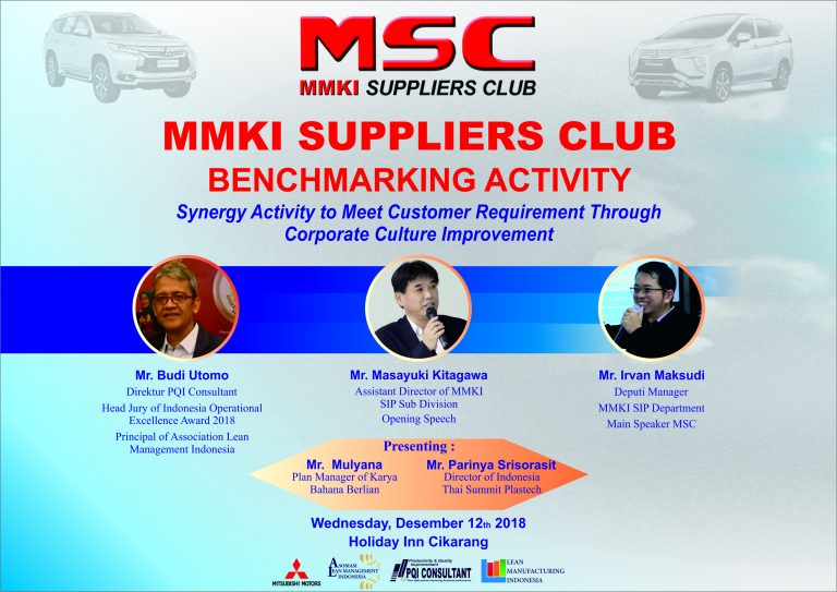 MMKI Suppliers Club Benchmarking Activity